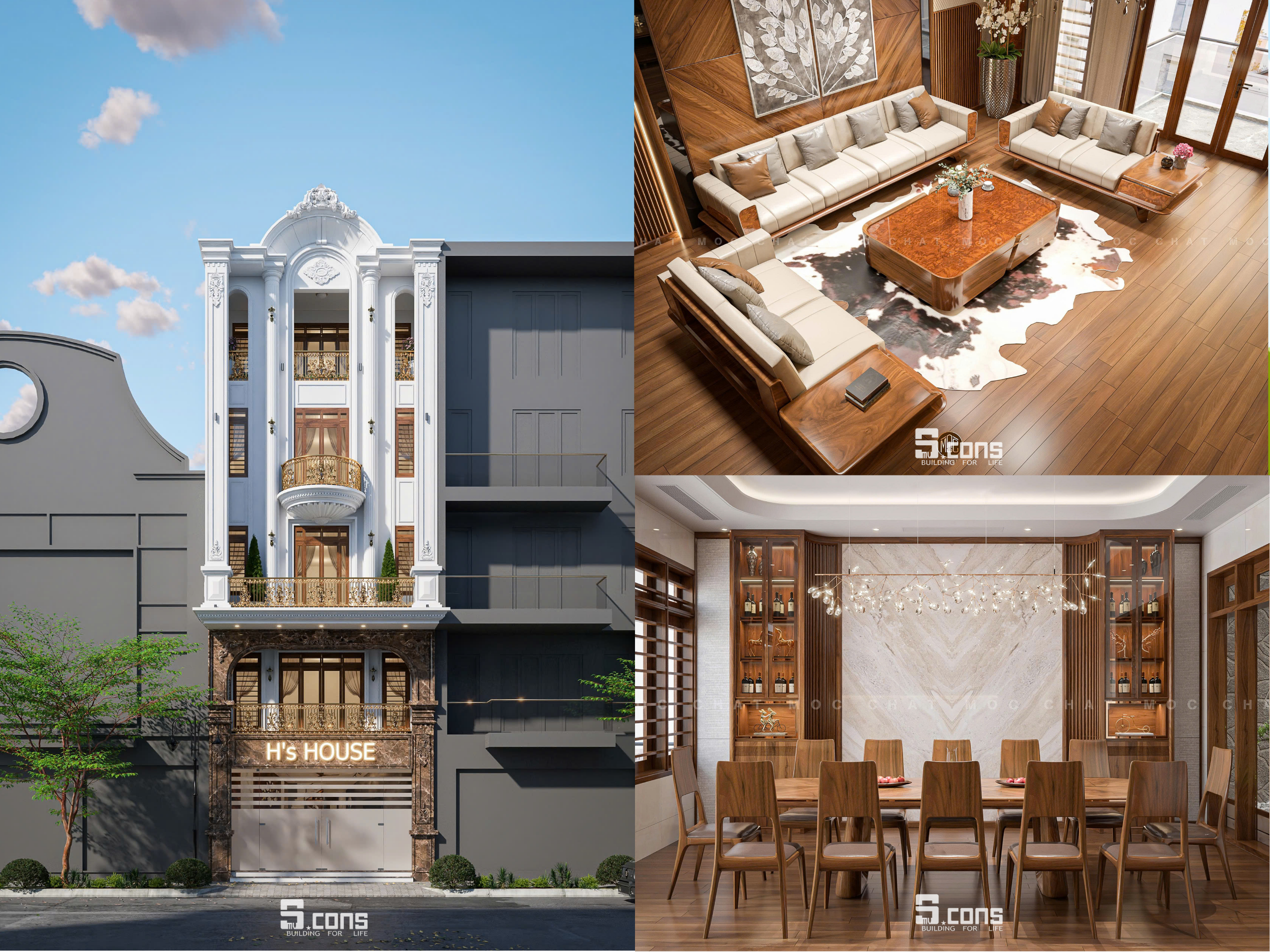 H's House - Dự Án Thi Công Cải Tạo Nhà Phố Thái Nguyên