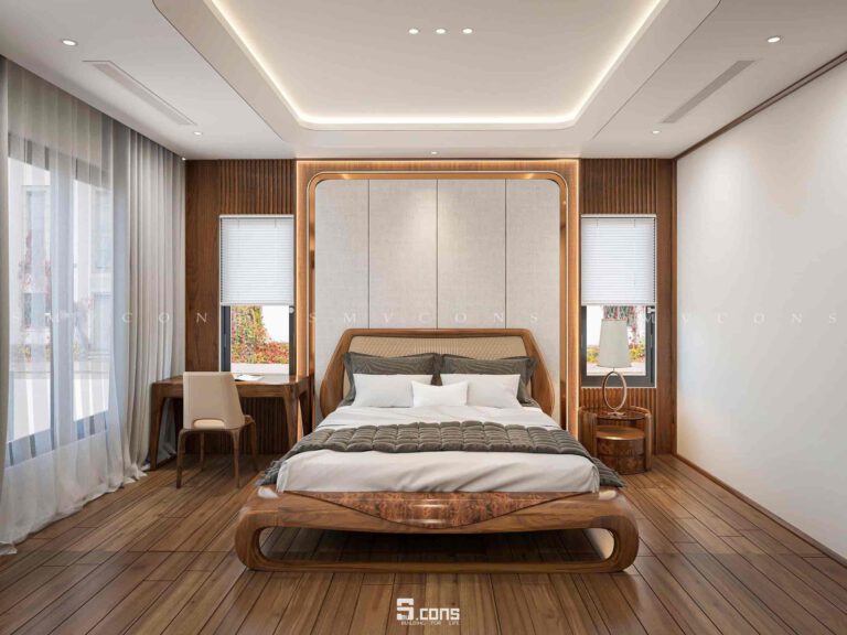 Phòng ngủ master Palm Garden