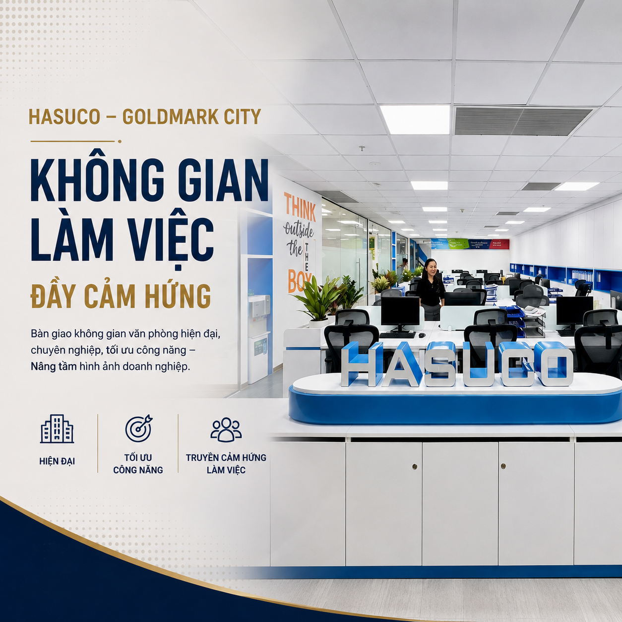Bàn giao VP Hasuco - Goldmark City