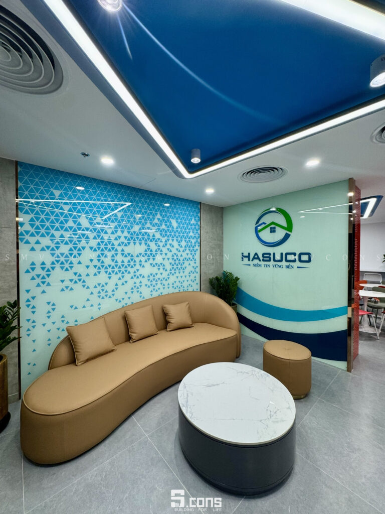 Sảnh tiếp đón tại VP Hasuco